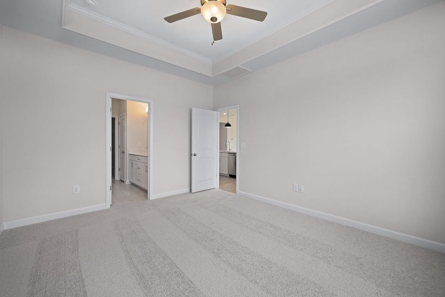 Representative unfurnished interior of a home built from the The Franklin C by Davidson Homes LLC in Retreat at North Main, Lillington (Image 26).