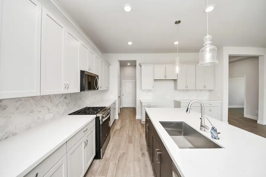Furnished interior view inside a new home in Elyson: Elyson Duets, Katy (Image 5).