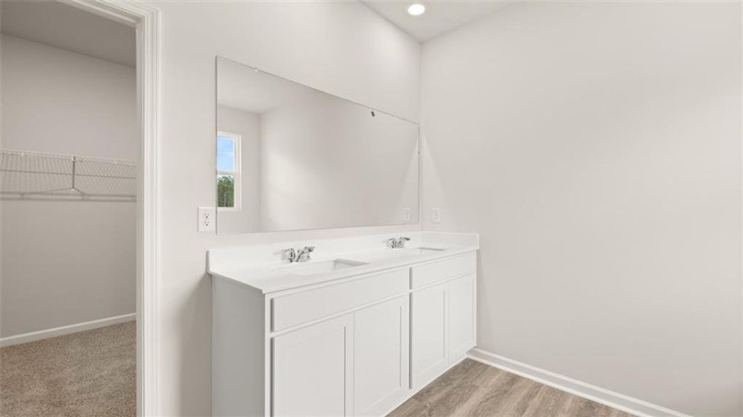 Furnished interior view inside a new home in Brooks Station, Dacula (Image 3). Furnished interior view inside a new home in Brooks Station, Dacula (Image 3).