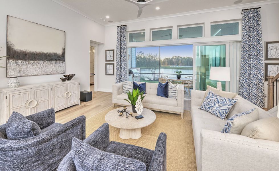 Furnished interior view inside a new home in Courtney Chase, St. Augustine (Image 25). Furnished interior view inside a new home in Courtney Chase, St. Augustine (Image 25).