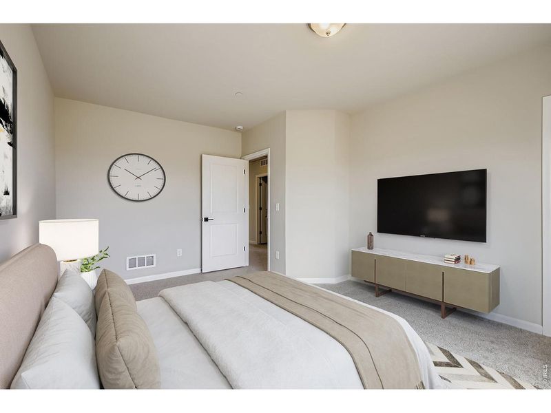 Furnished interior view inside a new home in Northfield, Fort Collins (Image 7). Furnished interior view inside a new home in Northfield, Fort Collins (Image 7).