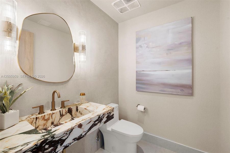 Furnished interior view inside a new home in , Miami (Image 8).