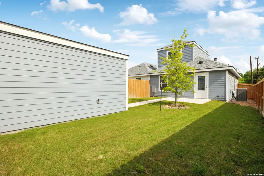 Exterior details and patio area of a home in , San Antonio (Image 3). Exterior details and patio area of a home in , San Antonio (Image 3).