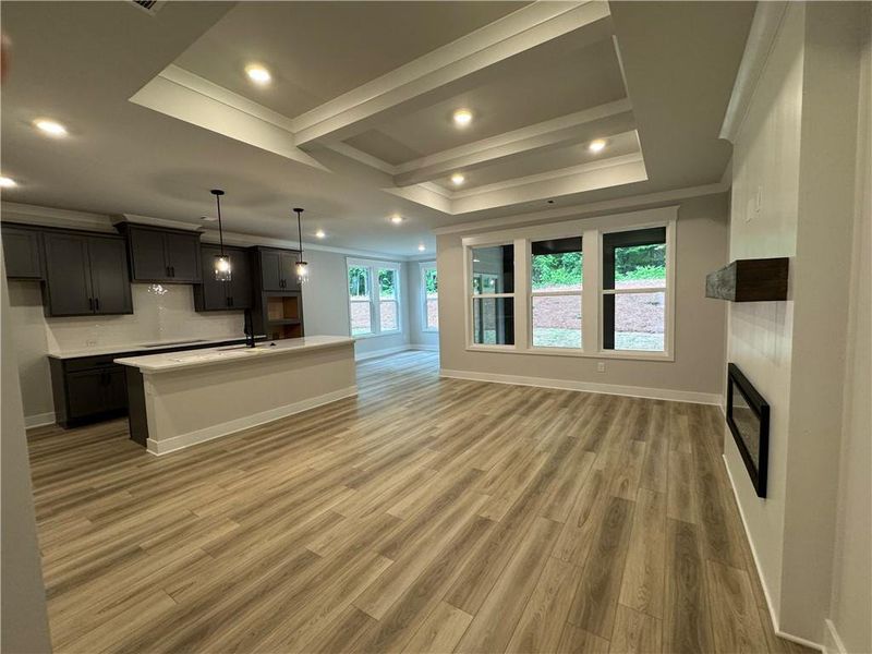 Spacious, unfurnished interior of a new home in Rosewood Lake Preserve, Hoschton (Image 20).