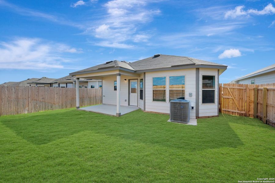 Exterior details and patio area of a home in Park Place, New Braunfels (Image 21). Exterior details and patio area of a home in Park Place, New Braunfels (Image 21).