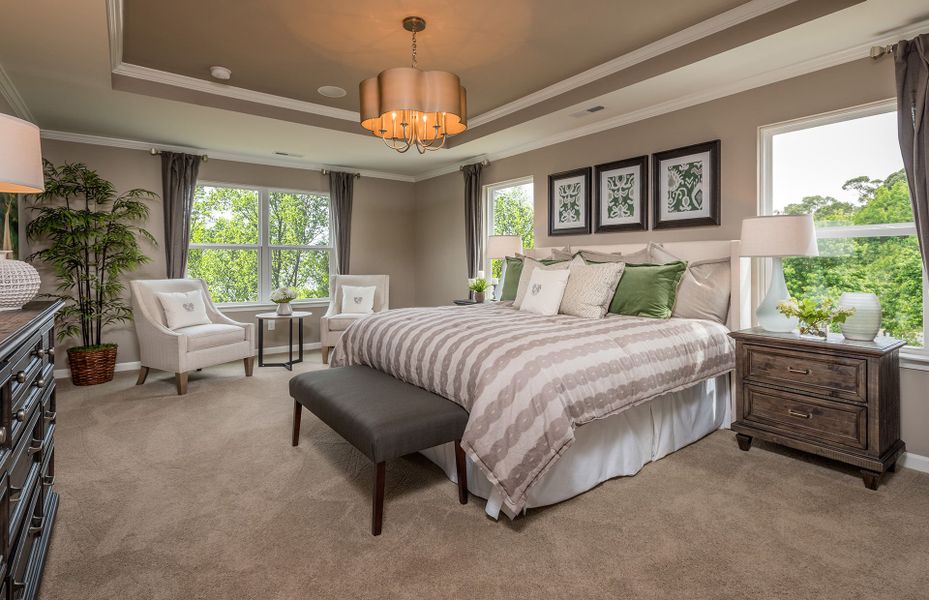 Furnished interior view inside a new home in Millstone, Hendersonville (Image 12).