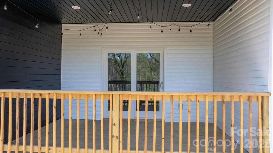 Exterior details and patio area of a home in , Hickory (Image 32).