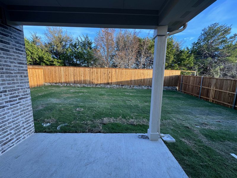 Covered Patio Construction Progress