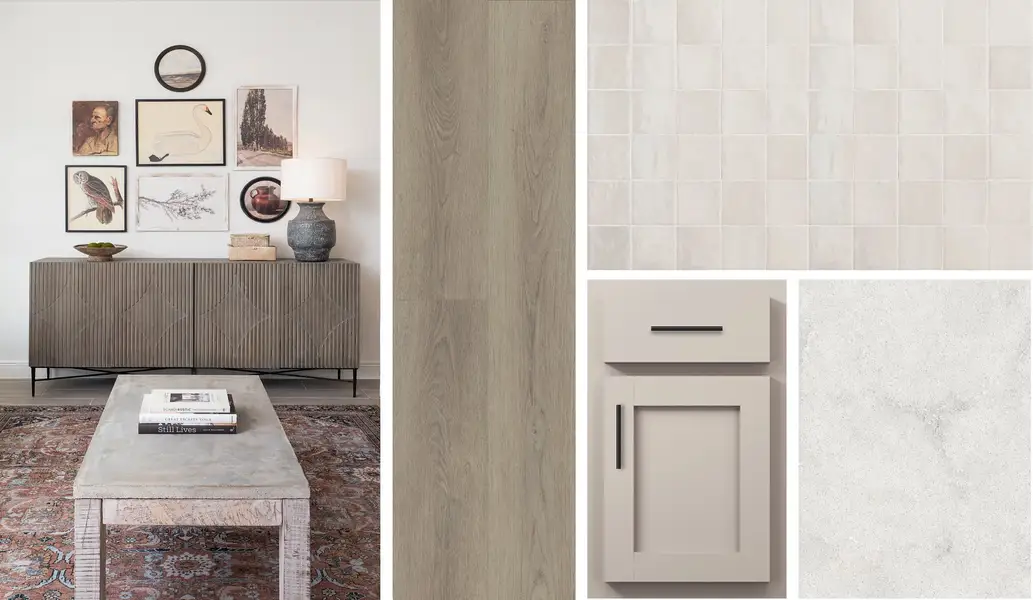 Interior Design Finishes: AW Collection® Artisan - The New Eclectic. Options may vary.