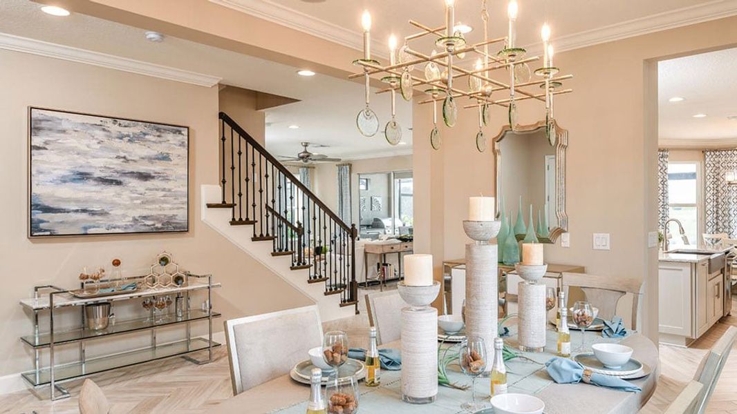 Furnished interior view inside a new home in Firethorn, Parrish (Image 11).