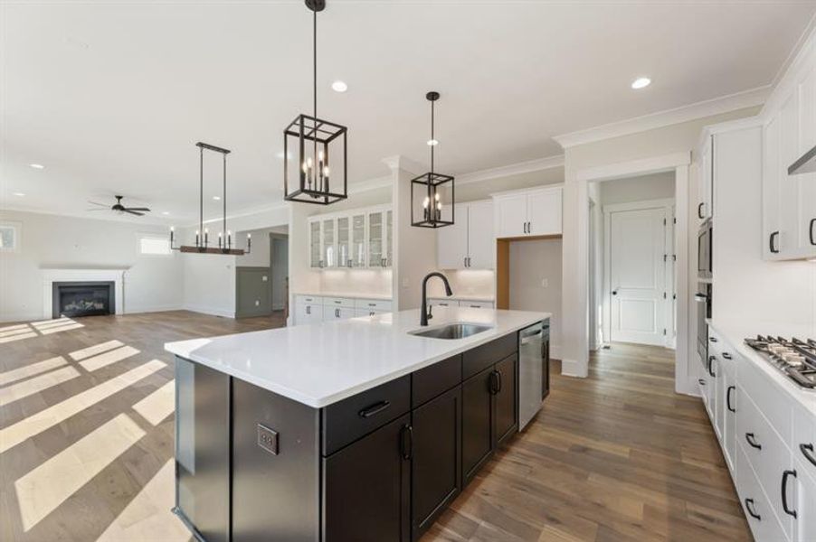 Furnished interior view inside a new home in Arden on Lanier, Cumming (Image 7). Furnished interior view inside a new home in Arden on Lanier, Cumming (Image 7).