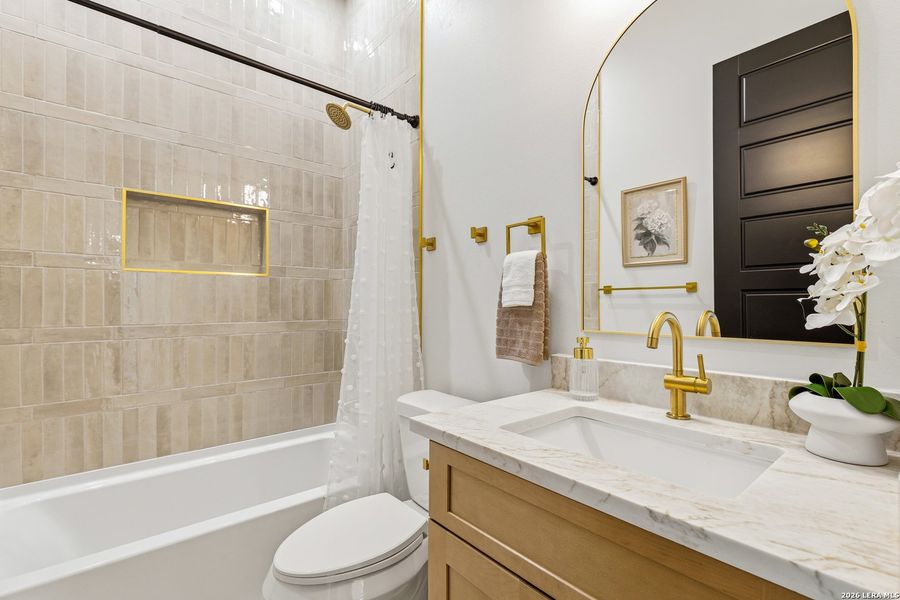 Furnished interior view inside a new home in , San Antonio (Image 24).