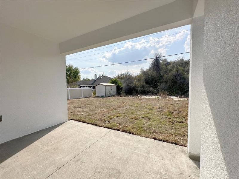 Covered Rear Lanai Covered Rear Lanai