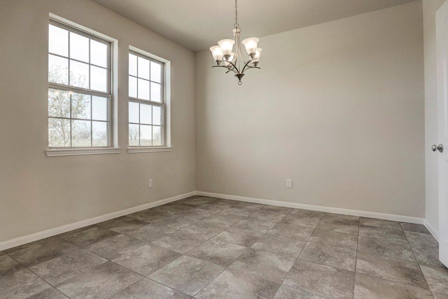 Elegant dining room (*Photo not of actual home and used for illustration purposes only.)