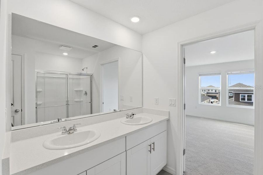 Furnished interior view inside a new home in Marion Creek, Haines City (Image 11).