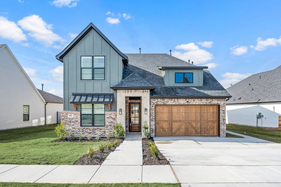 Representative exterior photo of a completed home built from the Ashley by Our Country Homes in Parks of Aledo, Aledo, TX (Image 5).