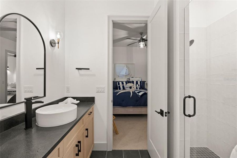 Furnished interior view inside a new home in , Venice (Image 9). Furnished interior view inside a new home in , Venice (Image 9).