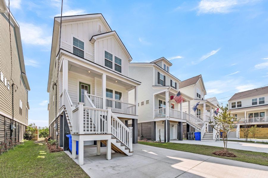 Exterior details and patio area of a home in , North Charleston (Image 20).