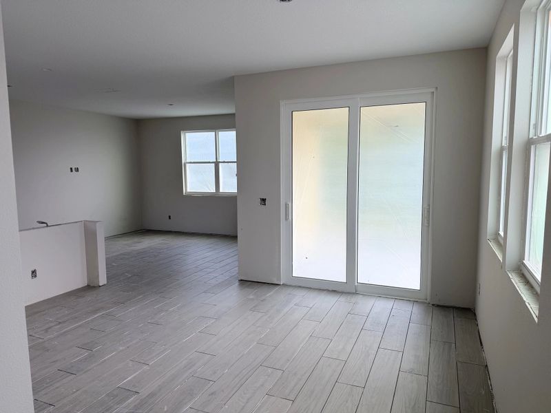 Dining room space - under construction