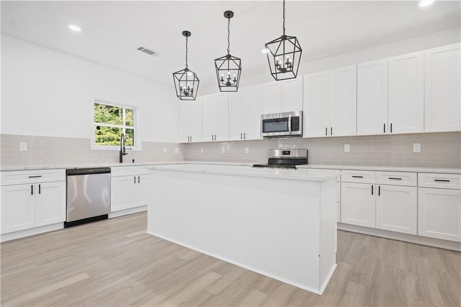 Furnished interior view inside a new home in , Commerce (Image 10).