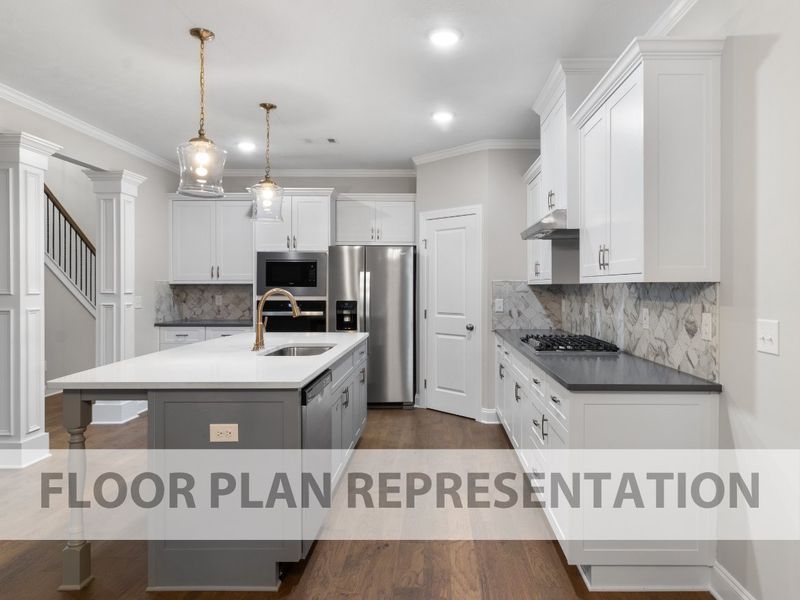Representative furnished interior of a home built from the Winter Park by Ivey Homes in Crawford Creek, Grovetown (Image 6).