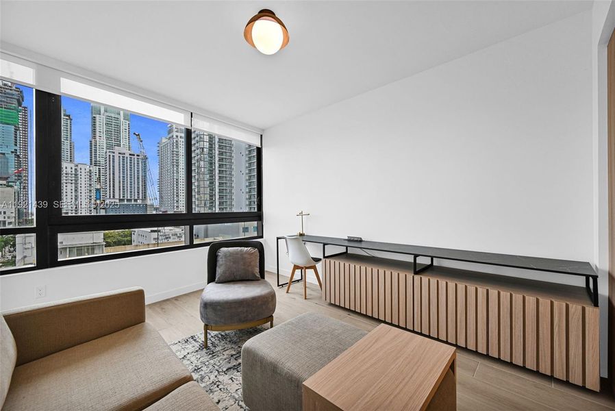 Furnished interior view inside a new home in , Miami (Image 12).