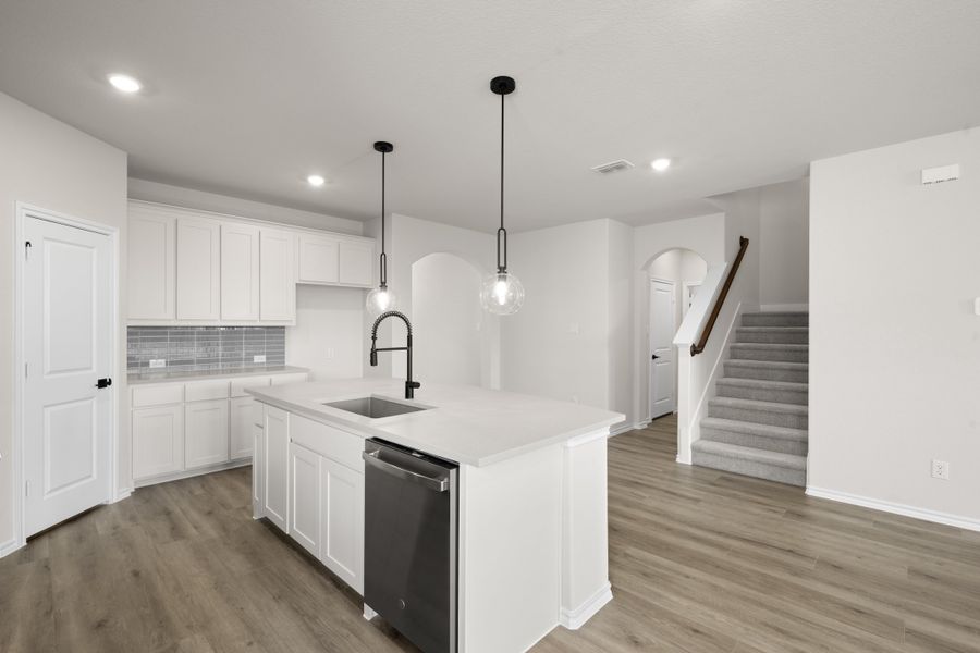 Furnished interior view inside a new home in Meadow Park at The Meadows, Ponder (Image 8).