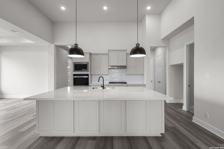 Furnished interior view inside a new home in Homestead, Schertz (Image 13).