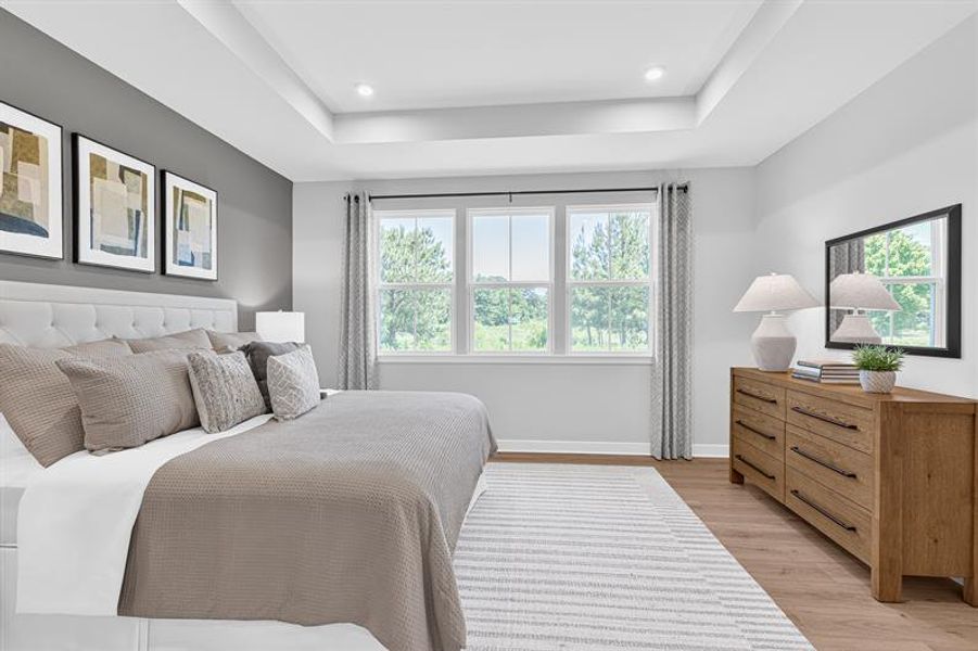 Representative furnished interior of a home built from the Riverbend by Ryan Homes in Seminole Palms Single-Family Homes, Palm Coast (Image 14).