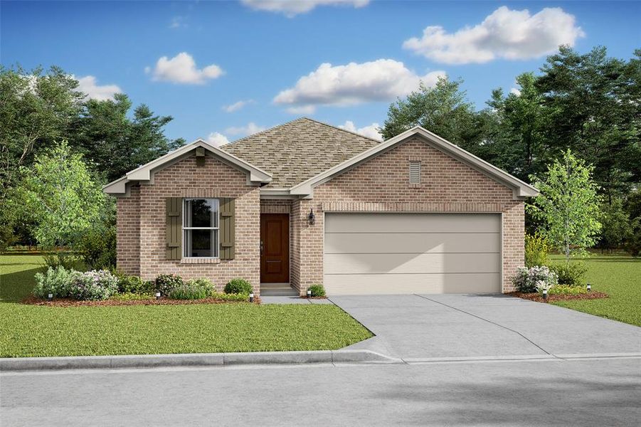 Stunning Orinoco II ESP design by K. Hovnanian Homes in elevation RA built in Aspire at River Ranch Trails. (*Artist rendering used for illustration purposes only.)