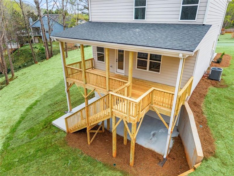 Exterior details and patio area of a home in , Braselton (Image 20).