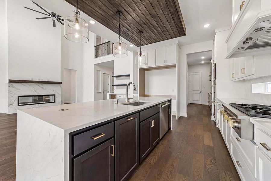 Representative furnished interior of a home built from the Diana by Landon Homes in Lexington Frisco, Frisco (Image 50).