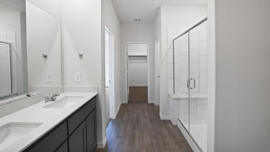 Representative furnished interior of a home built from the Perry by D.R. Horton in Augusta Square, Fort Worth (Image 5). Representative furnished interior of a home built from the Perry by D.R. Horton in Augusta Square, Fort Worth (Image 5).