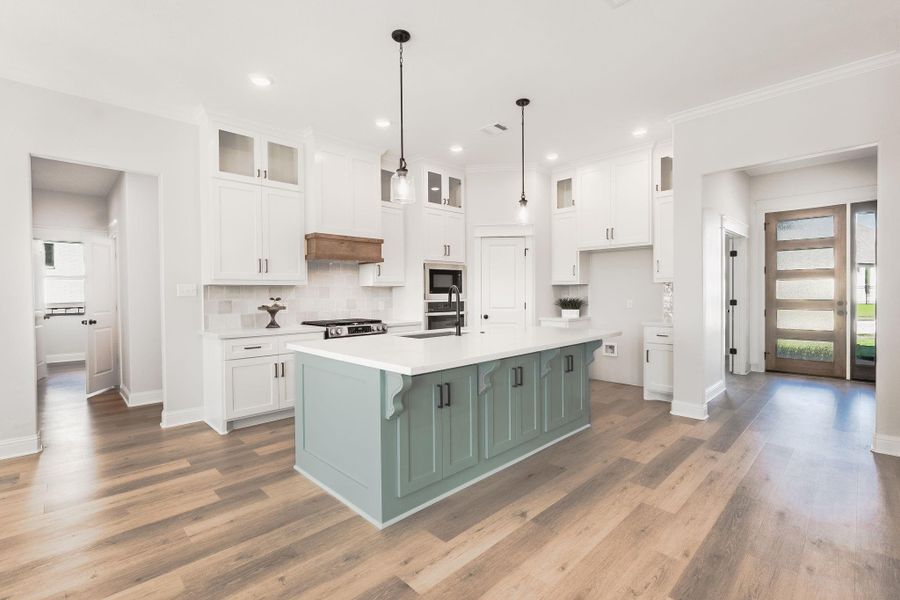 Furnished interior view inside a new home in , College Station (Image 5). Furnished interior view inside a new home in , College Station (Image 5).