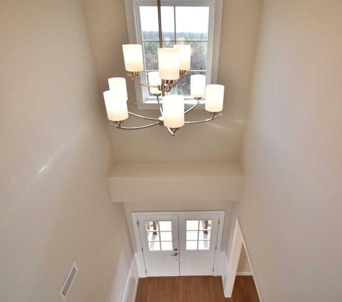Representative unfurnished interior of a home built from the Lancaster by Keystone Homes NC in Preserve at Carriage Cove, Oak Ridge (Image 33).
