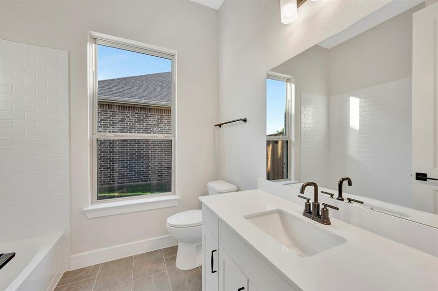 Furnished interior view inside a new home in Sterling Greene, Arlington (Image 23).