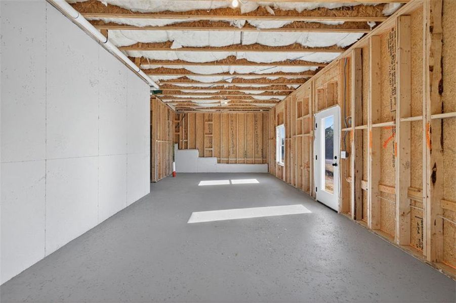 In-progress construction of a new home in Kingston Park, Kingston, GA (Image 44).