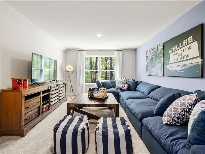 Furnished interior view inside a new home in Riverwood, Dallas (Image 45).