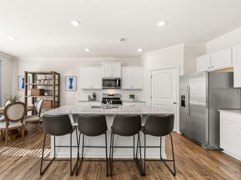 Furnished interior view inside a new home in Thompson Ridge, Dallas (Image 25).