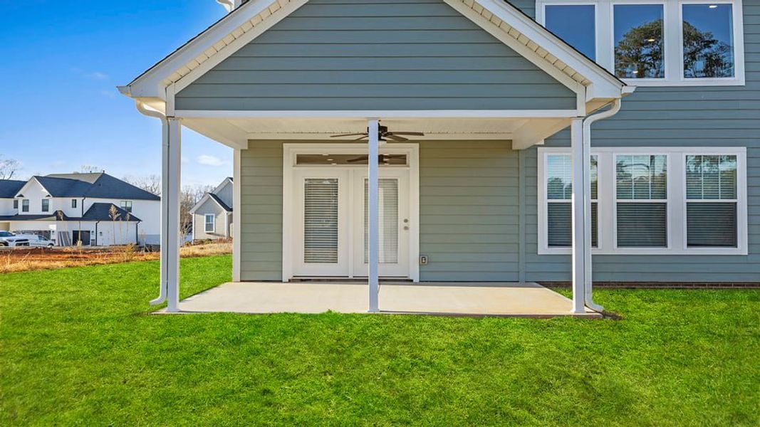 Exterior details and patio area of a home in Pinebrook, Woodruff (Image 21).