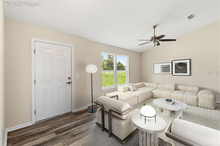Furnished interior view inside a new home in , Deltona (Image 5).