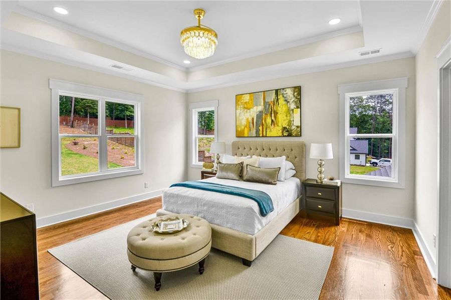 Furnished interior view inside a new home in , Snellville (Image 38).