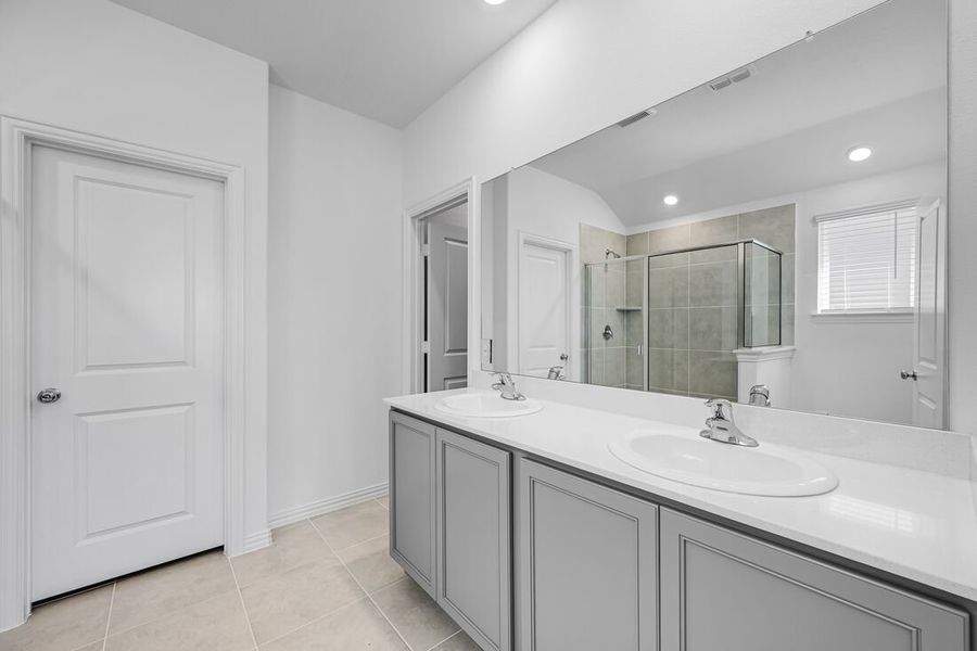 Furnished interior view inside a new home in Parks at Foster Crossing, Anna (Image 10).