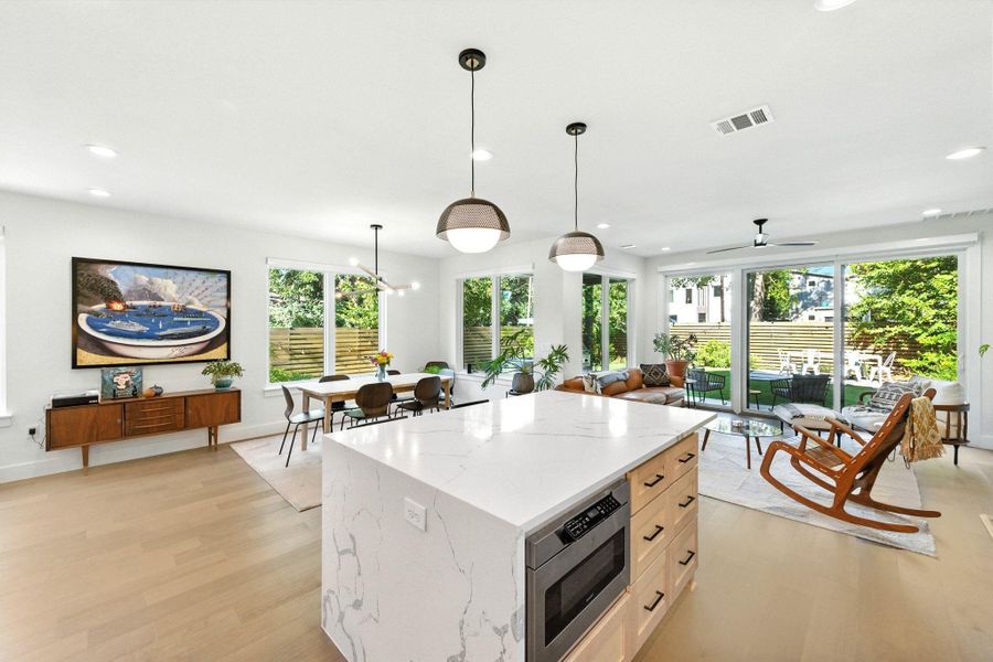 Furnished interior view inside a new home in , Austin (Image 6). Furnished interior view inside a new home in , Austin (Image 6).