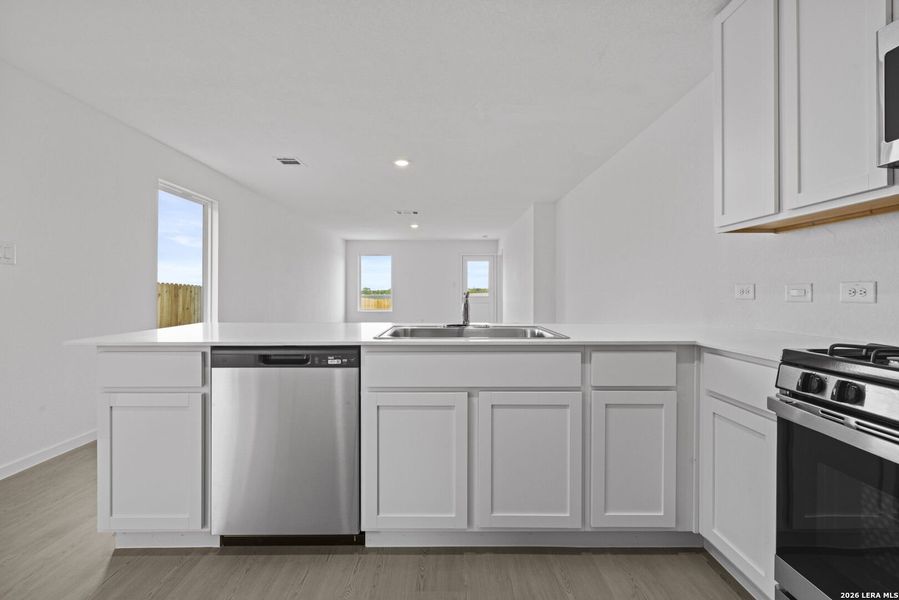 Furnished interior view inside a new home in Spring Grove, St. Hedwig (Image 8).