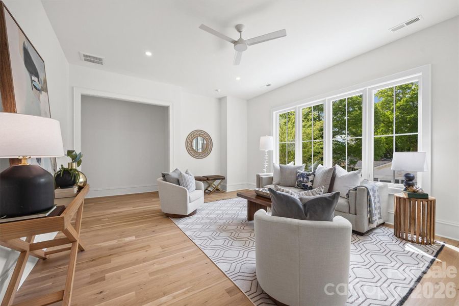 Furnished interior view inside a new home in , Charlotte (Image 35).