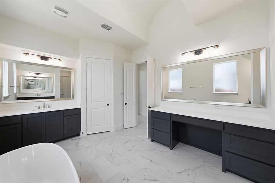 Furnished interior view inside a new home in Light Farms Graham/Reagan, Celina (Image 18).