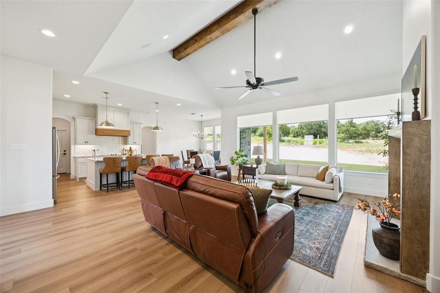 Furnished interior view inside a new home in , Weatherford (Image 11).