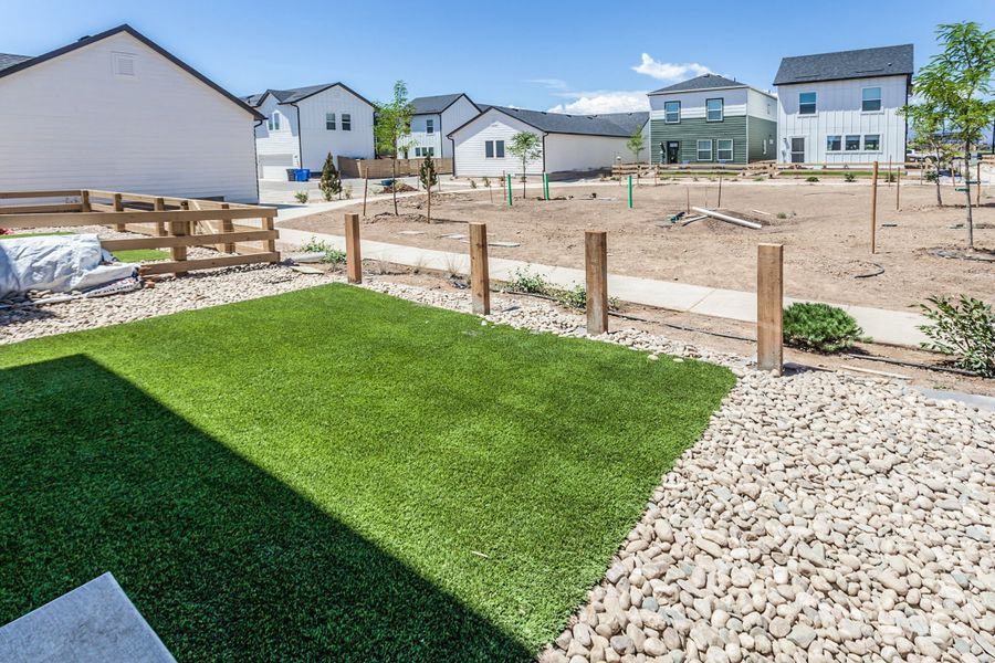 Exterior details and patio area of a home in Bloom, Fort Collins (Image 4).