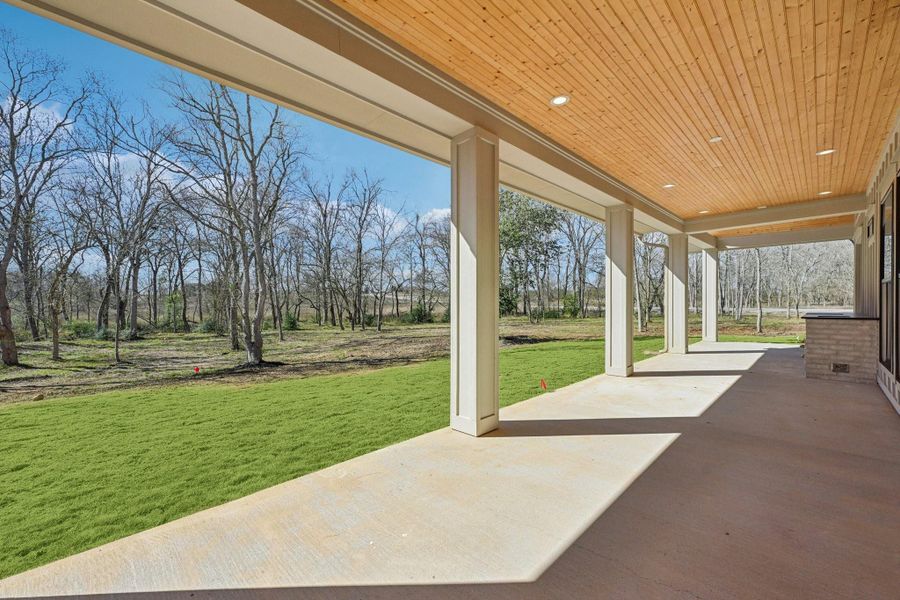Exterior details and patio area of a home in , Chappell Hill (Image 2). Exterior details and patio area of a home in , Chappell Hill (Image 2).